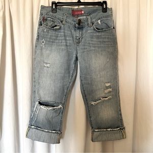 Hollister Distressed Capris